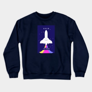 Over The Moon Crewneck Sweatshirt